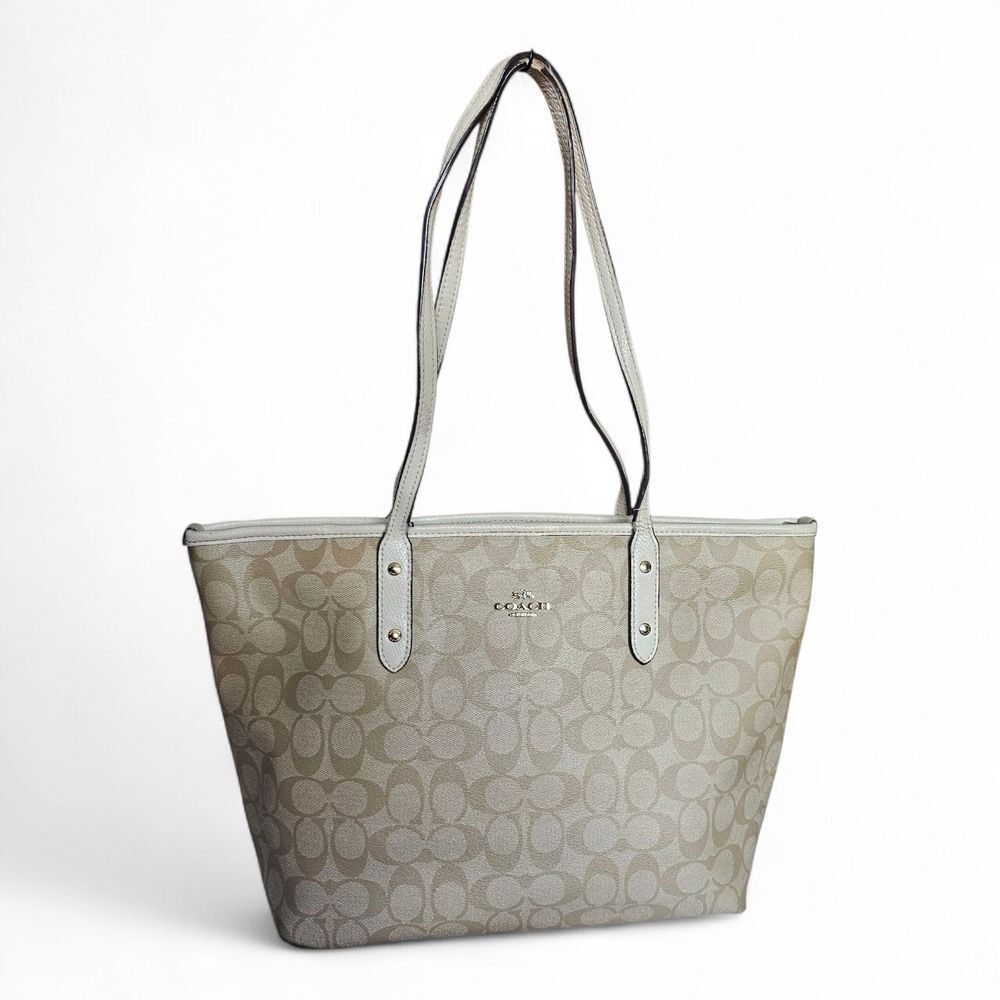 Coach C Pattern City Tote